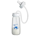Hands-Free Baby Feeding Bottle 8oz/240ml – Anti-Colic Nursing Bottle with Feeding Tube, BPA-Free PP, 6+ Months