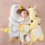 Baby Sleeping Pillow for Newborns, Soothing Patting Doll with Remote-Controlled Electric Hand & Gentle Palm Patting