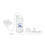 3-in-1 Baby Feeding Bottle with Anti-Colic Tube – 300ml BPA-Free Hands-Free Bottle for 6+ Months