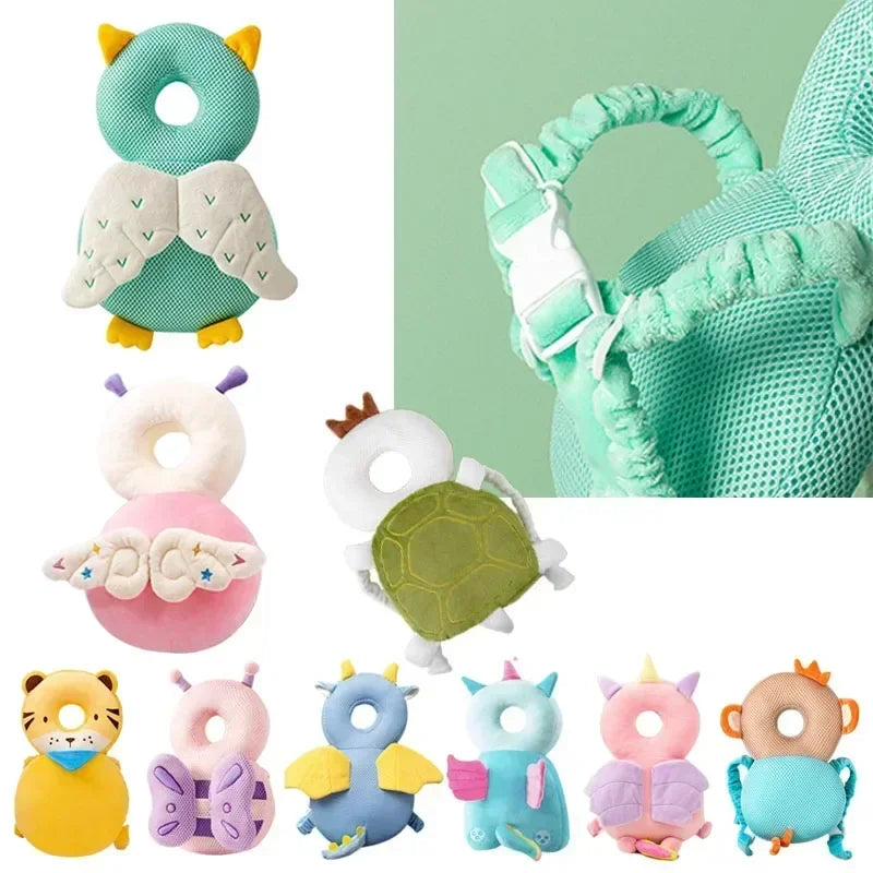 Baby Head Protection Pillow for Toddlers 1–3 Years – Soft Protective Cushion Backpack for Fall Prevention