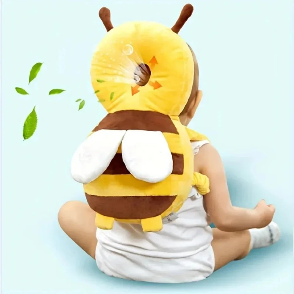 Baby Head & Back Protector Pillow, Anti-Fall Cushion for Learning to Walk, Cartoon Safety Backpack for Kids